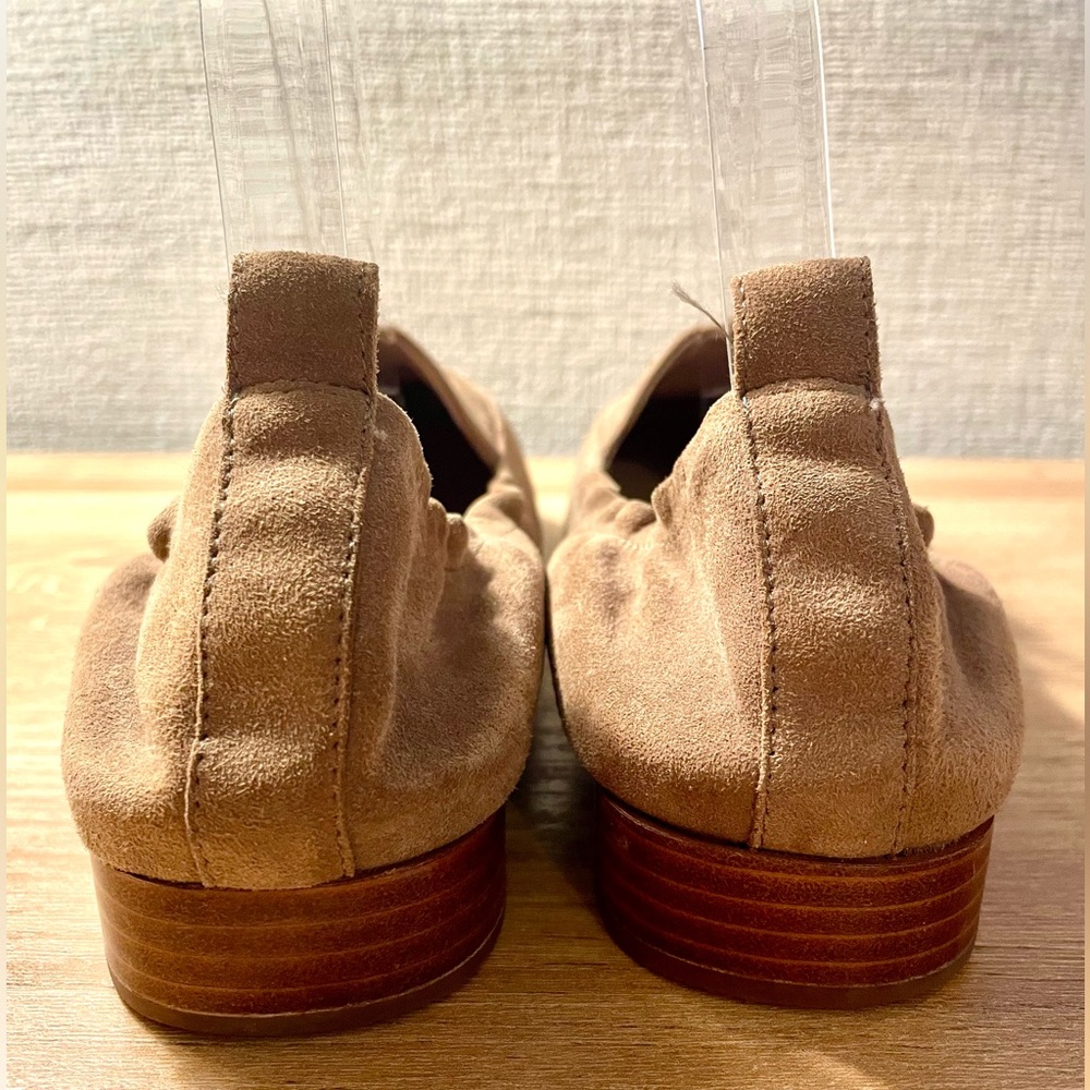 Abeo Light Tan Suede Slip-On Loafers - Picture 5 of 7